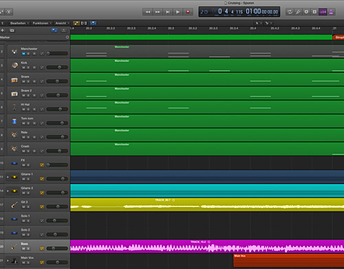 Screenshot Logic Pro X Screenshot Logic Pro X