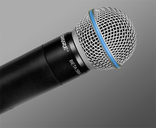 Abbildung: Shure Beta58 Funkmikro